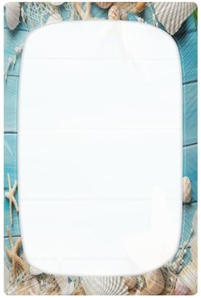 Wassud Beach Theme Crib Sheets for Boys Girls 1