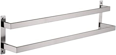 KOKOSIRI 2-Tier Ladder Towel Bar 32 Inches Brushed Stainless Steel