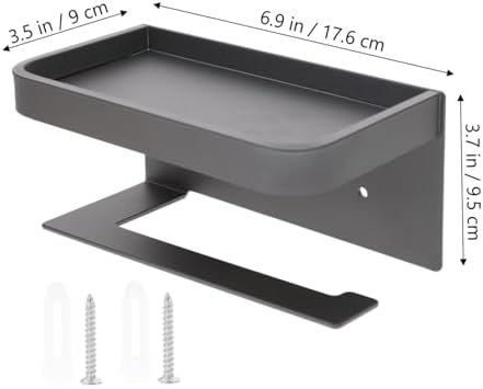 ARTIBETTER Wall-Mounted Toilet Paper Holder with Shelf 1