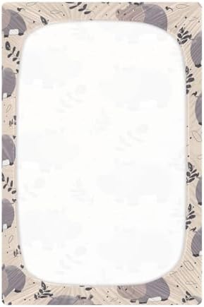 ALAZA Hippopotamus Crib Sheet for Girls and Boys
