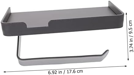 ABOOFAN Stainless Steel Toilet Paper Holder with Storage Shelf