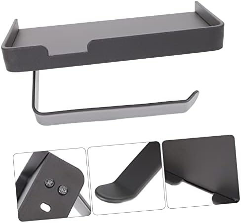 GLEAVI Stainless Steel Toilet Paper Holder with Shelf