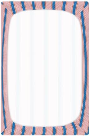 Gbjiemia Striped Crib Sheets for Baby Boys Girls