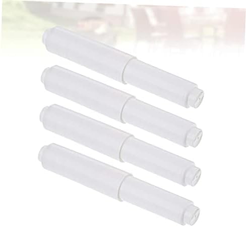 4pcs Modern Toilet Paper Holder with Spring Coil Rod Winder
