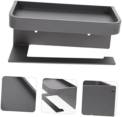 Gadpiparty Wall-Mounted Toilet Paper Holder with Shelf