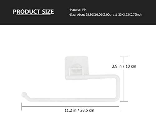 SEWACC 1Pc Mounted Toilet Paper Holder Durable Chrome