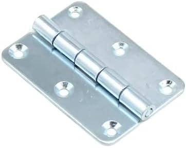 304 Stainless Steel Folding Hinge Six Holes White 1pcs