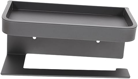 KONTONTY Wall-Mounted Toilet Paper Holder with Shelf