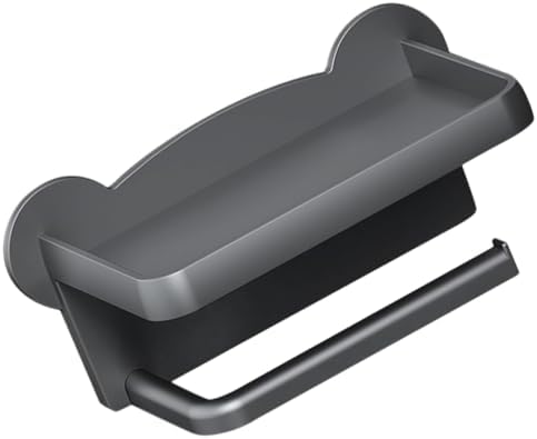 Chrome Toilet Paper Holder With Shelf Wall Mount