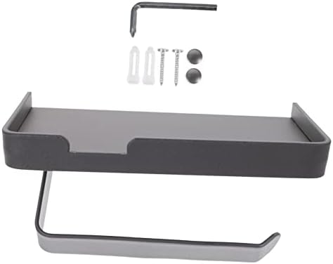 PRETYZOOM Wall Mount Toilet Paper Holder with Storage