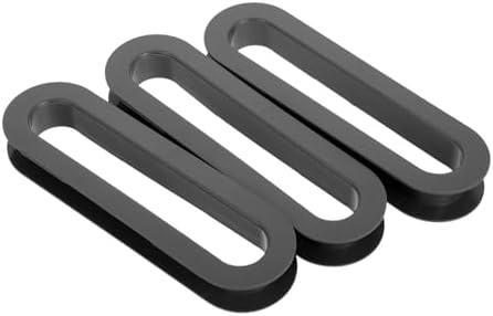 3pcs Rectangular Tissue Box Holder with Rounded Safety Edges for Bathroom