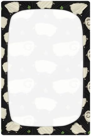 KICPOAY Fitted Crib Sheets with Elastic Band 1