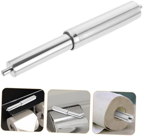 EXHUMKY 3PC Toilet Paper Holder Rod Replacement with Spring Spindle