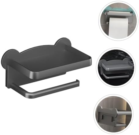 Chrome Toilet Paper Holder With Shelf Wall Mount
