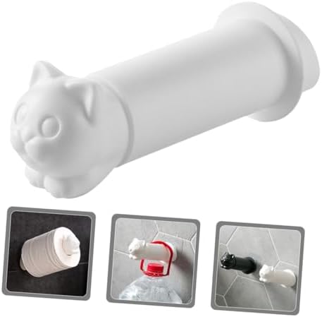 Cute Cat Wall Mounted Paper Towel Holder for Bathroom Kitchen