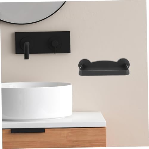 Modern Toilet Paper Holder with Adhesive Wall Shelf 1