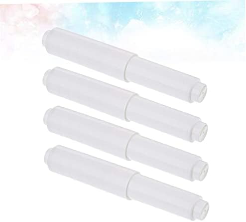 OSALADI 4pcs Zinc Alloy Tissue Box Holder for Toilet Paper Roll
