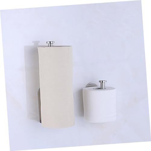 ORFOFE Stainless Steel Tissue Paper Holder Self Adhesive Non Slip Durable
