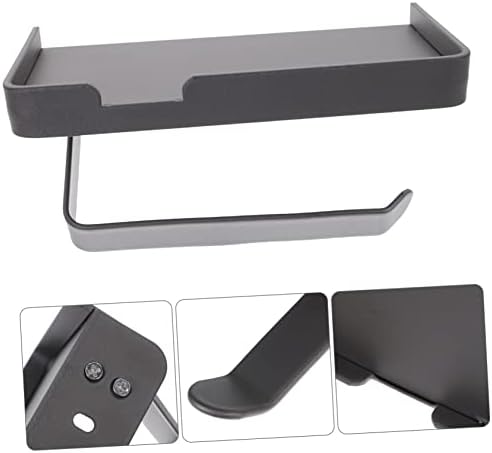 Bebemoko Toilet Paper Holder with Shelf Wall Mount
