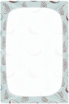 KICPOAY Crib Sheets Breathable Soft Stretchy Playard Sheets for Baby Toddler