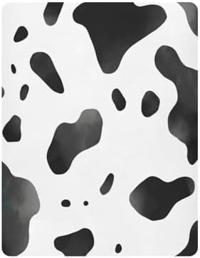 Wassud Cow Print Crib Sheets Pack and Play
