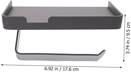 GLEAVI Stainless Steel Toilet Paper Holder with Shelf