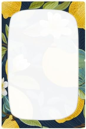ALAZA Lemon Boho Retro Crib Sheets for Girls and Boys