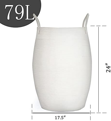 Inspack Cotton Woven Laundry Basket for Baby and Home Storage