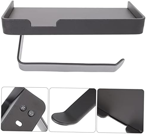 LABRIMP Toilet Paper Holder with Shelf