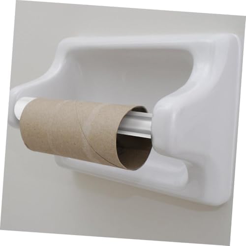 4pcs Stainless Steel Toilet Paper Holder with Adjustable Spring Rod 1