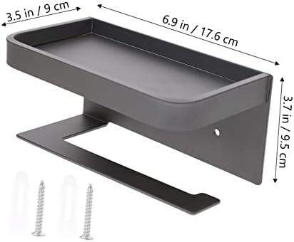 Gadpiparty Toilet Paper Holder with Shelf