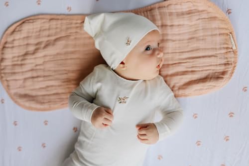 Elys Co Crib Sheets 2 Pack Pink Tulip Design