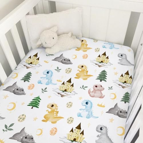 Hwmmbh Baby Dinosaurs Crib Sheet 52x28