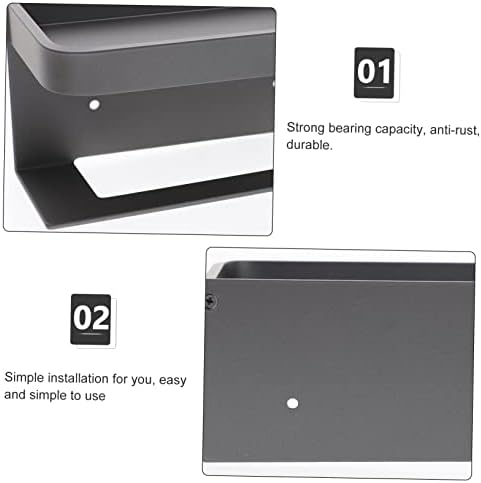 ARTIBETTER Wall-Mounted Toilet Paper Holder with Shelf