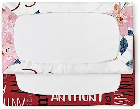 Custom Baby Crib Sheets with Name - 2 Pack Animals Names Design