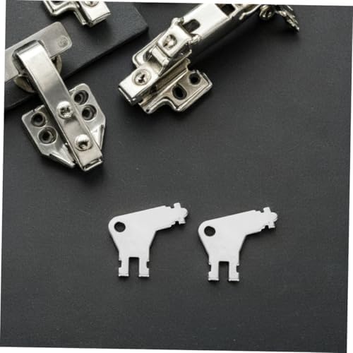 10pcs Toilet Paper Holder Key Towel Buckle Dispenser Key Silver Iron