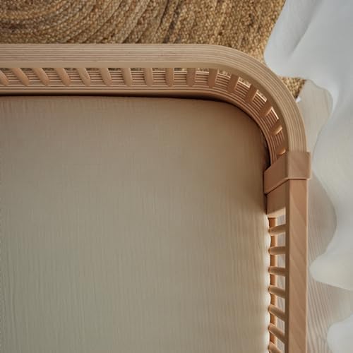 Huxie Organic Cotton Muslin Crib Sheets 2-Pack