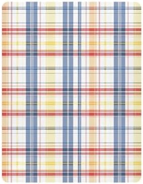 Gbjiemia Plaid Crib Sheets for Boys Girls