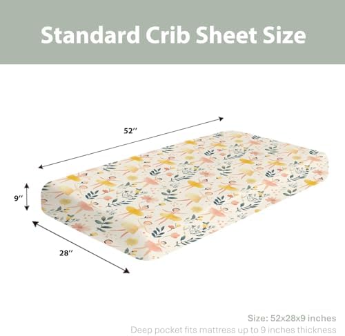 ZoUbqchY Cute Fantasy Crib Sheets 52x28 Inch