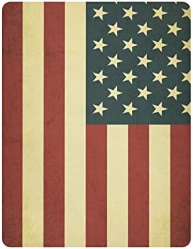 ALAZA USA Vintage American Flag Crib Sheets