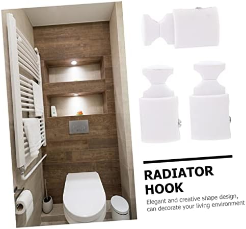 BUGUUYO 3pcs Radiator Towel Hooks Space Saving Design