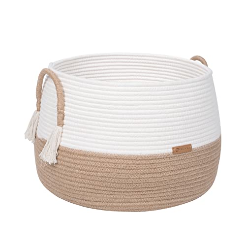 Boho Cotton Rope Basket - Large 118x98 for Stuffed Animals Storage