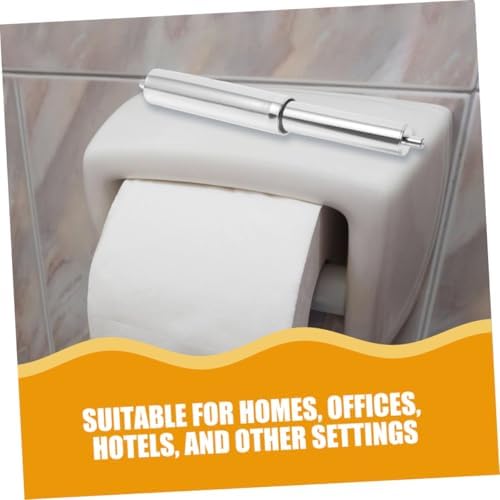 STOBAZA 4pcs Retractable Paper Roller Rod for Toilet Paper Holder Replacement