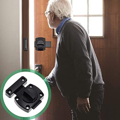 VOIV Gate Bolt 2pcs Zinc Alloy Door Lock Hasp