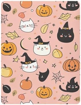 Wassud Halloween Pattern Crib Sheets 27x39 Inch Pack and Play Set