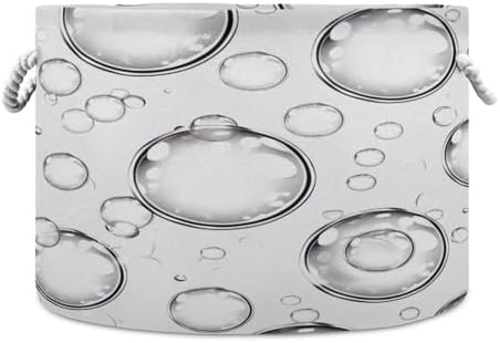 YETTASBIN Large Round Storage Basket 20x14 Inch