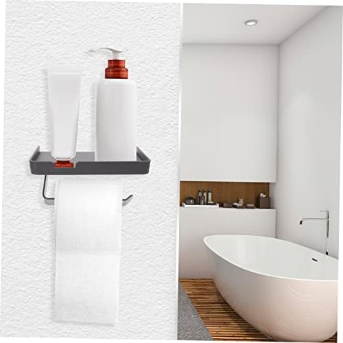 GLEAVI Stainless Steel Toilet Paper Holder with Shelf