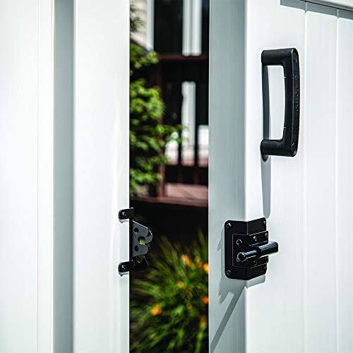 Boerboel Gate Solutions 73002218 Heavy-Duty Gate Latch Black 1
