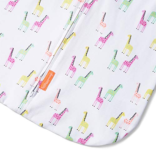 SwaddleMe Ingenuity Arms Free Swaddle Wrap - Extra Large Pink Giraffes