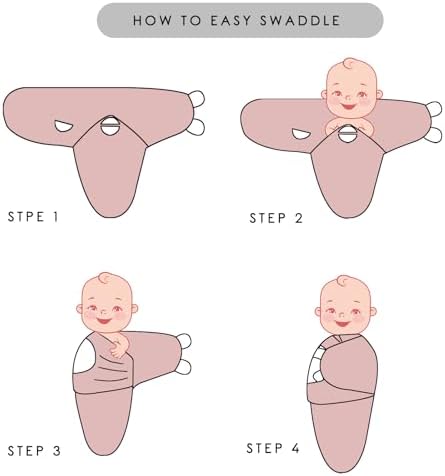 Dormlony Organic Ultra Soft Muslin Swaddles 3-Pack